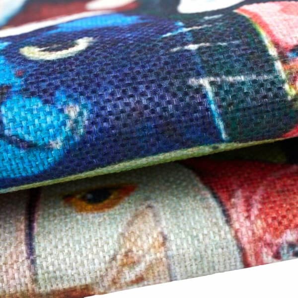 Decorative Linen Cat Pillowcase Cover, 45 x 45 cm