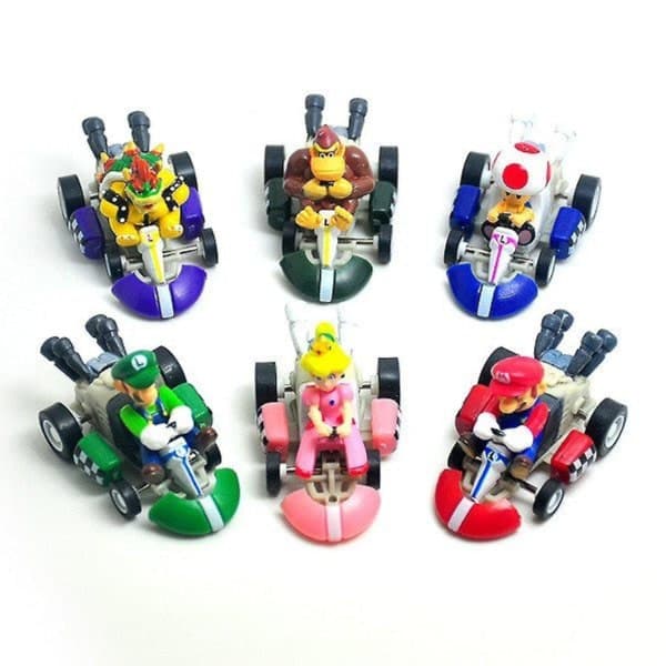 1mor Super Mario Bros. Biler / Karts 6 stk
