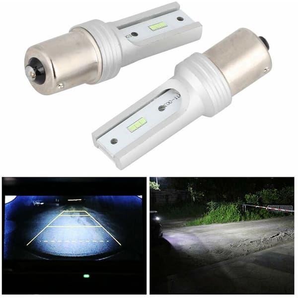 2 stk. 72W 8000K Universelt LED-bilbaklys bremselys baklygte isblå 12-24V