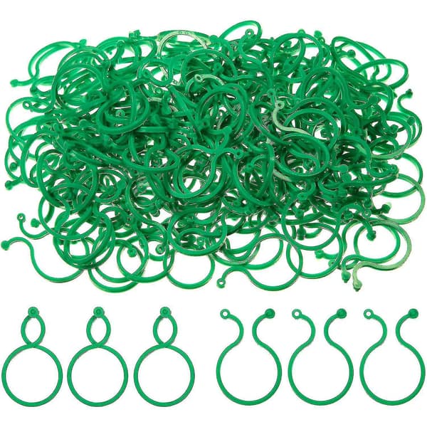 48 st plantstöd, tomater, blommor, fast bälte, spänne, 8-format spänne, kalebassring, trädgårdsaccessoarer