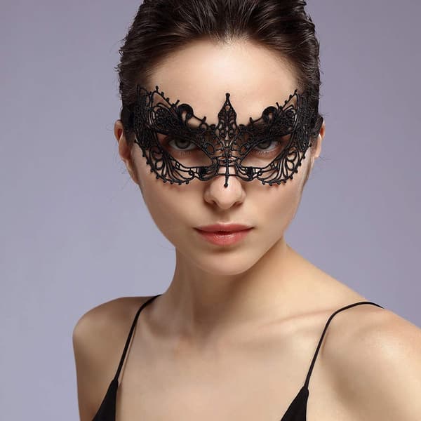 Maske Ulv Kvinde blonde (Maske A)