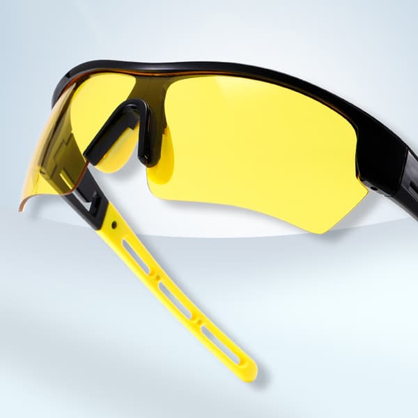 Motorcycle Goggles Dustproof and Windproof Goggles 1 pc Yellow