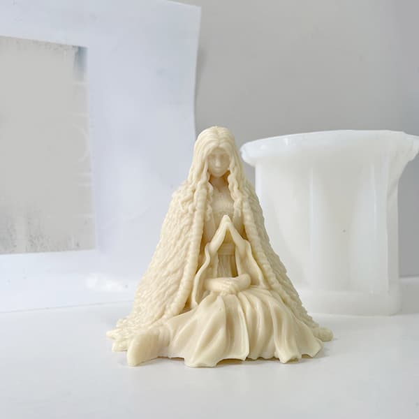 Silicone mold for candles, for making candles, plaster, Halloween decor, casting with resin