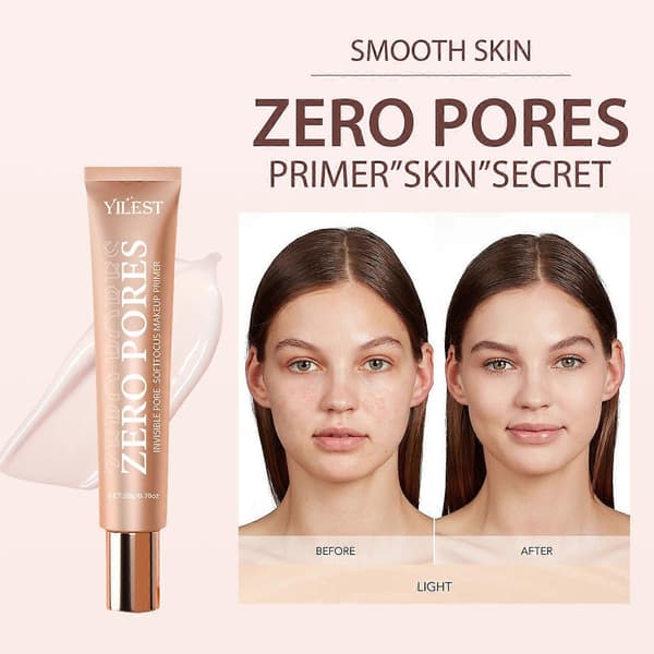 Zero Pore Makeup Primer, 20g Zero Pores Primer, Invisible Pore Minimizer, Soft Focus Makeup Primer, Moisturizing Concealer, Natural Effect 1Pcs 1Pcs