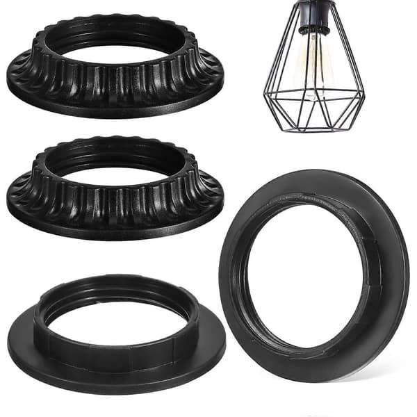 4pcs Lampshade Rings E27 E26 Light Holder Fixing Rings Lampshade Holder Replacement Lamp Parts