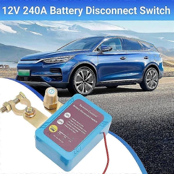 12V 240A Remote Battery Disconnect, Automatic Power Cut-off Switch