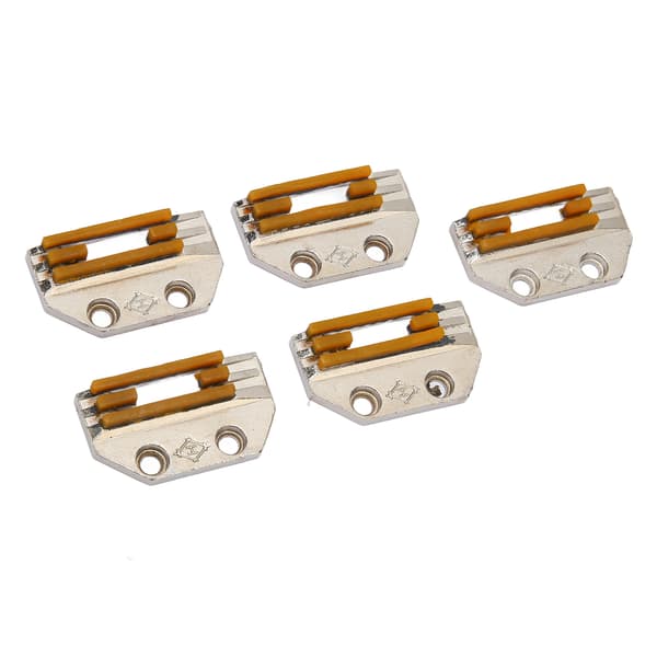 5 Pcs Sewing Machine Feed Dog Stainless Steel High Hardness Rustproof Sewing Machine Feeder for Repair Replacement