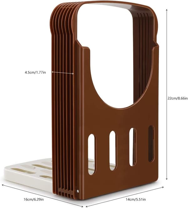Bread Slicer, Foldable Adjustable Bread Slicing Machine