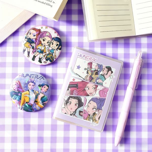 K-POP Elevpapirvarer, Studiebelønningsgave & Souvenir – Lilla Purple