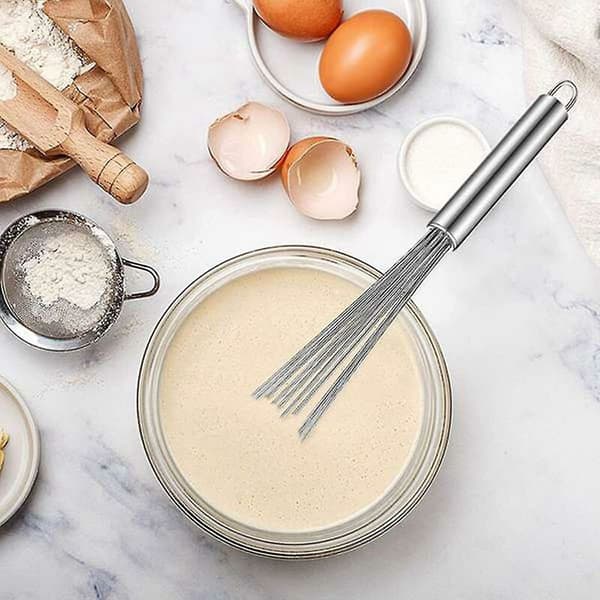 4-delt mikser i rustfritt stål for bakeblandinger (10\" og 12\")