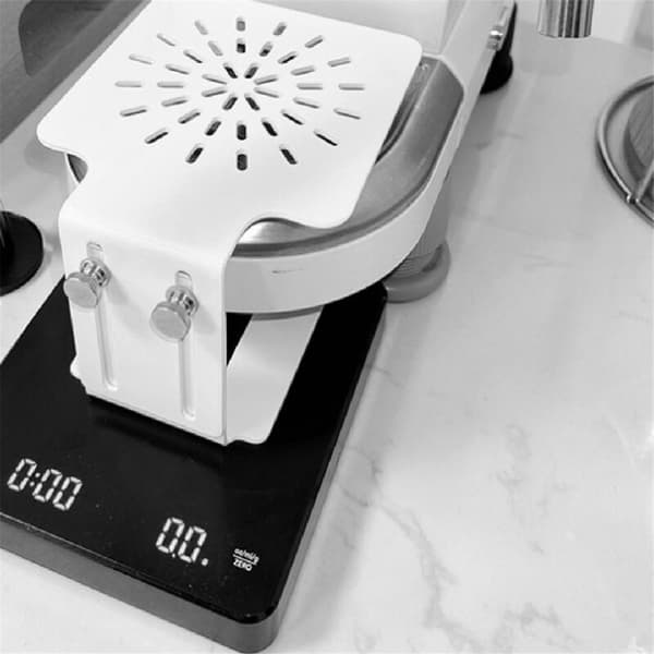 Coffee Scale Frame Height Adjustable Coffee Machine Scale Increased Weighing Waterproof Scale Protection Frame White