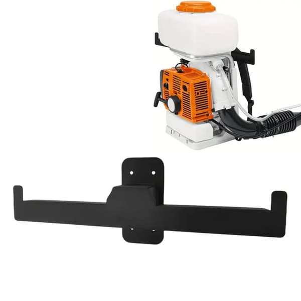 Wall Mounted Backpack Blower and Sprayer Hanger - Space-Saving Storage Bracket