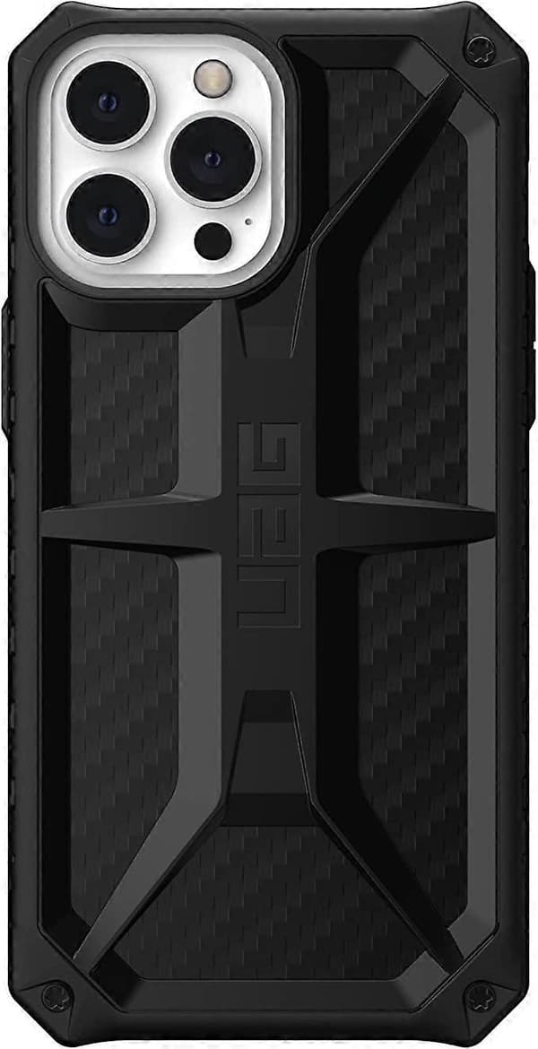 Designed for iPhone 13 Pro Max Case Carbon Fiber Rugged Lightweight Slim Shockproof Premium Monarch Protective Cover, [6.7 inch screen]