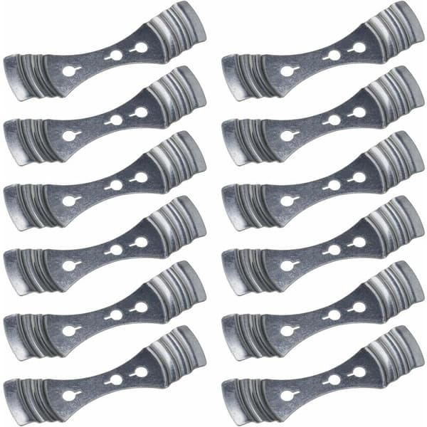 12 x Metal Candle Wick Centering Device 3-Hole Core Holder Clips DIY Making for Most Container Sizes - MODOU