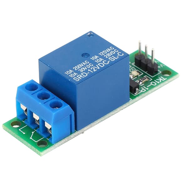 10 pcs DC 12V 1-Channel Relay Module High Level Trigger for Arduino