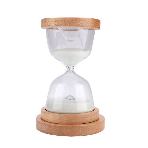 2 in 1 Uutuus 15 minuutin tiimalasi hiekka-ajastin LED-yövalo