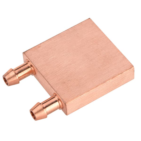 Kobber vandkøleblok til grafik GPU og CPU - 40 mm x 10 mm