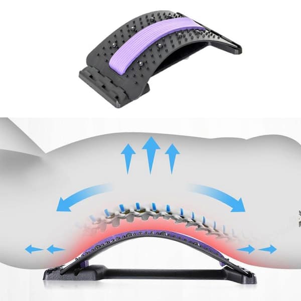 1 pc Back Stretcher (lumbar stretch) purple purple