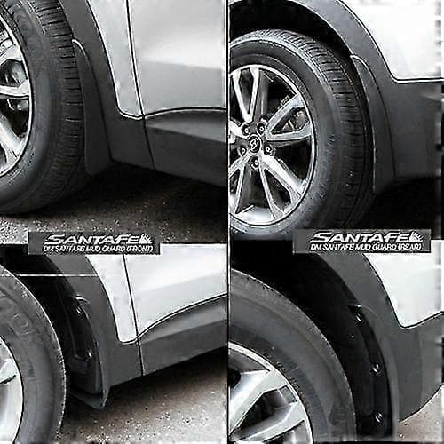Great Original Front and Rear Mud Flaps Compatible with Hyundai Santa Fe ix45 2013-2018
