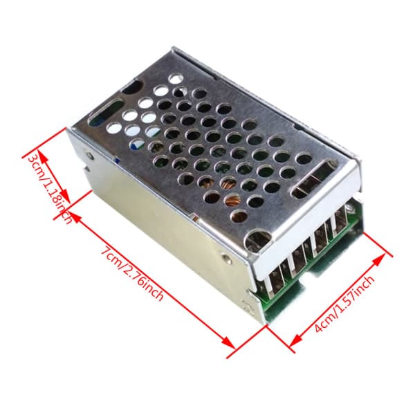 DC-DC strøm 24V/12V til 5V 5A omformer Erstatt LM2596S