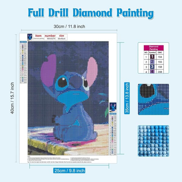 ##/5D diamantmaling-DIY-30x40cm-Søm under stjernerne##/