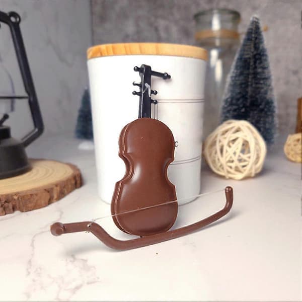 8 Set Miniature Violin Toy, Violin Decorations Creative Violin Ornaments