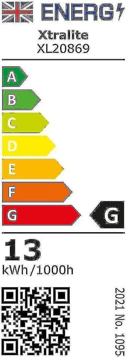Xtralite 13W CFL Daylight Replacement Bulb 4-Pin 2G7 Base (6400K)