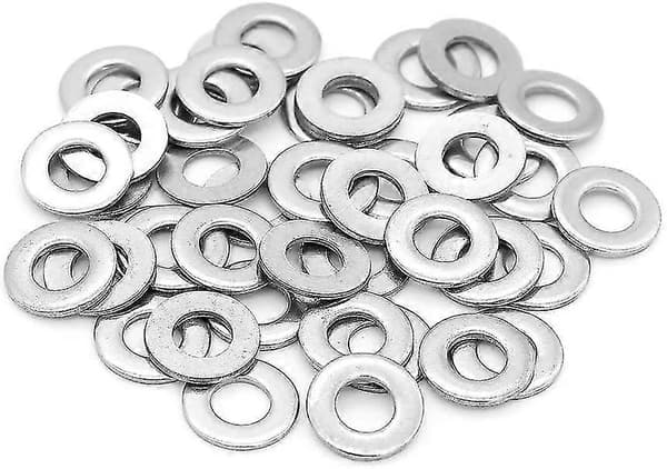 360 stk. flate skiver i rustfritt stål, sortimentsboks M2 M2.5 M3 M4 M5 M6 M8 M10