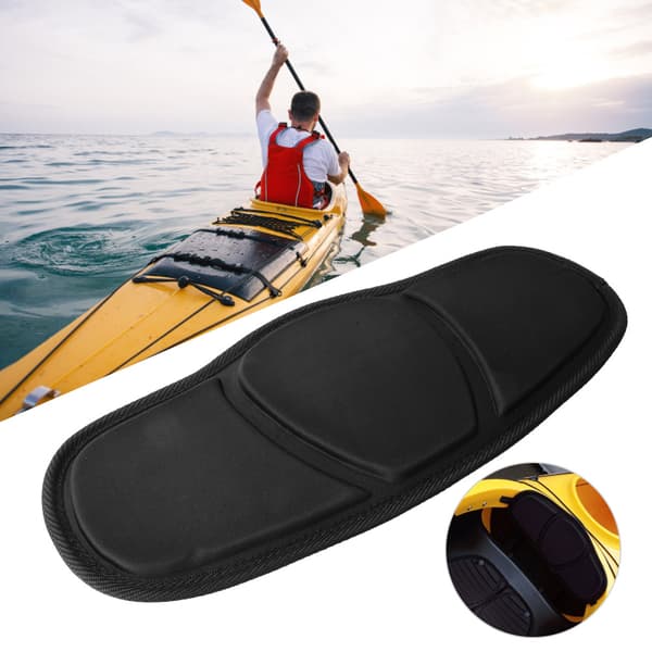 Adjustable Comfortable Black Non-slip Canoe Seat Backrest Pad