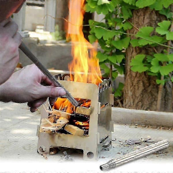 Eldblåsare för utomhusbruk, för camping, vandring och överlevnad