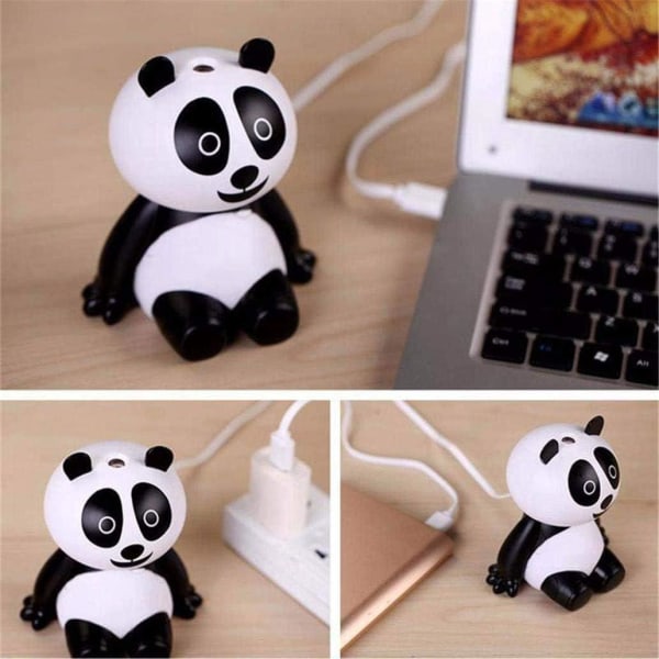 Lovely Panda Shape -kostutin, ilmanhajotin, ilmanpuhdistin, suihke, kannettavalla mini- USB kaapelilla, sopii toimistoon, perhehuoneeseen, baby ja lastenhuoneeseen