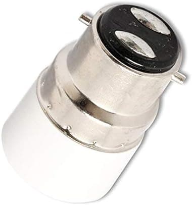 5-pakning B22 til E14 lyspære-adapter B22 sokkelomformer til standard E14 adapter lampeholder
