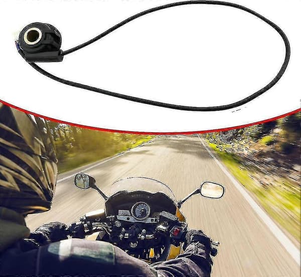 Motorcycle Speed Sensor, Universal 3-Pin Connection Reliable Motorcycle Digital Speedometer Sensor Cable 1pc-Black
