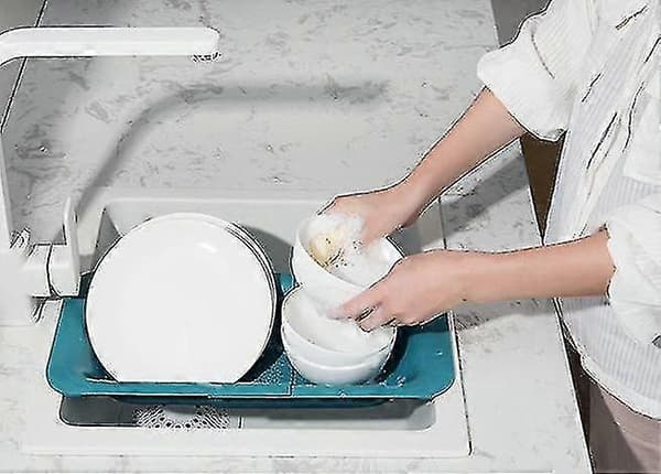 Adjustable Dish Rack Storage Rack Kitchen Storage Organizer for Bowl Plate Fruit | Rack and Holder
