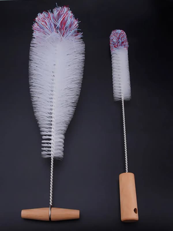 2 kpl mustia pulloharjoja SodaStream-pulloille Pitkä ja ohut harja pullojen puhdistukseen | Pullonpuhdistusharja 33*23.5*9cm/33*13*3cm