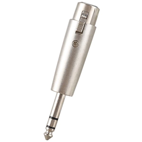 XLR til 6,3 mm LEAD Mikrofonstik Mikrofonforbindelseskabeladapter