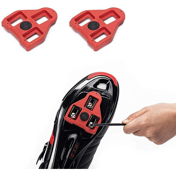 Klamper til pedaler, kompatible med Look Delta (9° float)