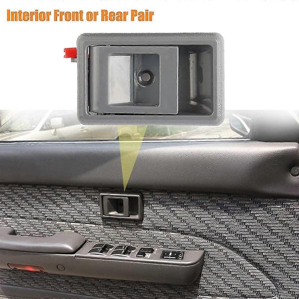 1 Pair for Pickup 1995-2000 Front Left Right Side Inner Door Handle 69206-04010/69205-04010