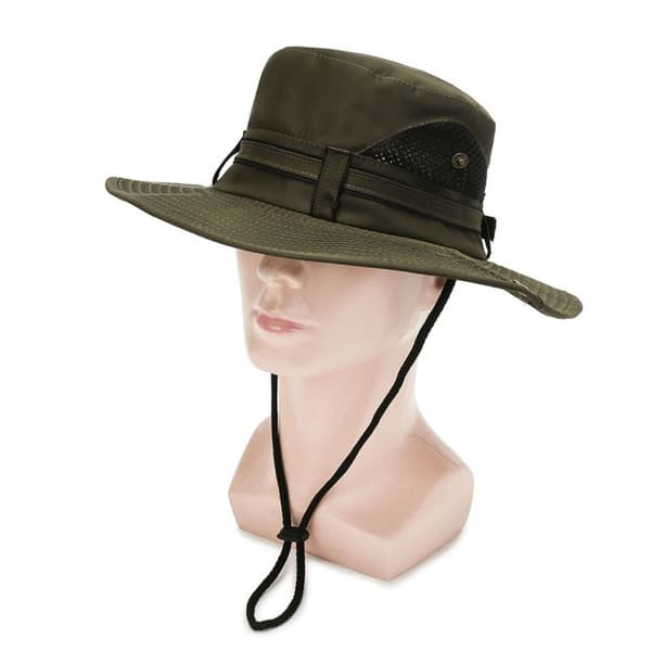 Herre Bucket Hat Vandrehatte GRØN