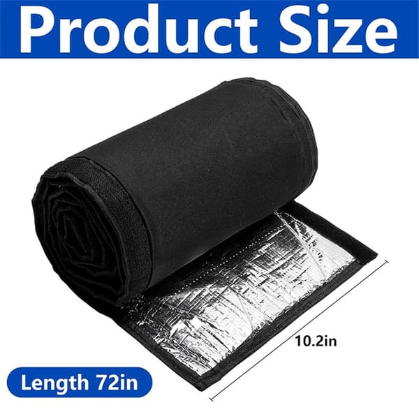Kupariputkien eristyssuoja, 72''x10.2'' Ulkokäyttöön tarkoitettu Mini Split AC -lämmitysjärjestelmän linjavaahtoputki