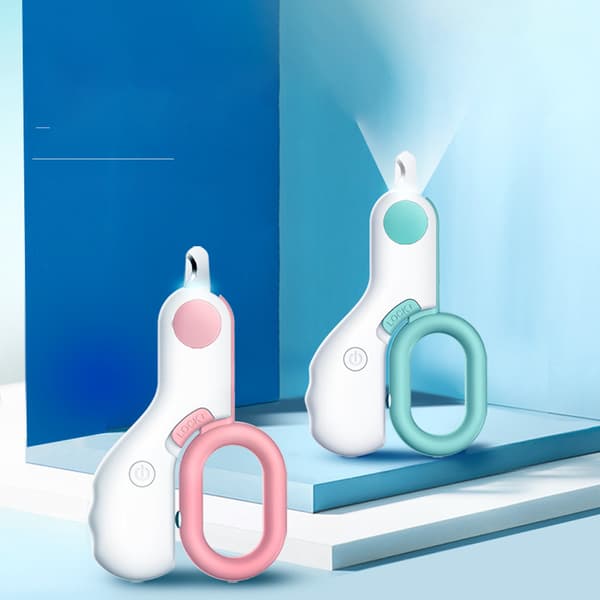 Cat Rabbit Dog Claw Scissors and Nail Clippers with Light to Avoid Injury