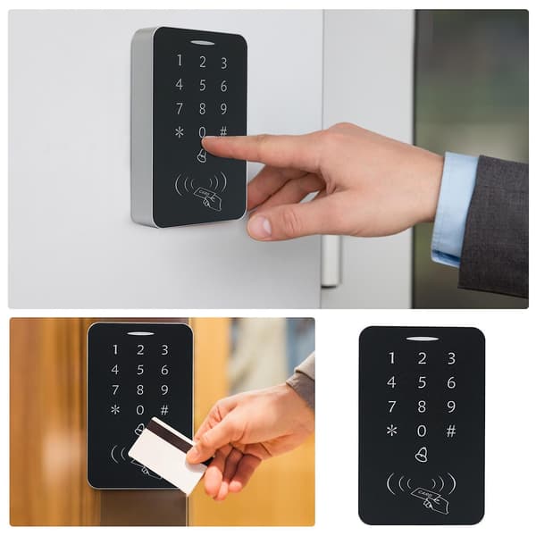 Keyless Door Lock with Keypad, Smart Lock Electronic Front Door Lock Touchscreen Keypad Door Lock Automatic Lock Supports 1000 Users