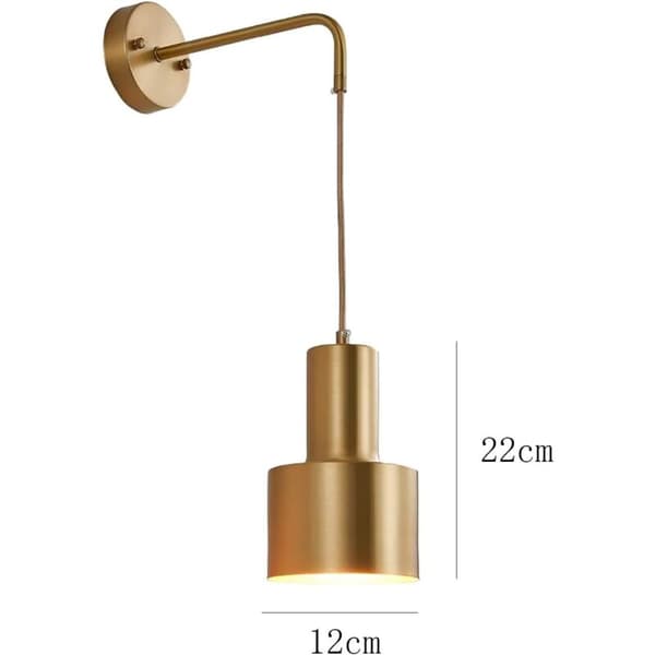 LED Vägglampor Utomhusbelysning Sänggavel Sminkrum Vardagsrum Möbler Heminredning Bordspeglar Sovrum Guld