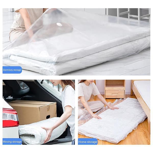Vacuum Storage Bag Reusable Space Saving Mattress Storage Bag Dustproof Mattress Compression Bag B B