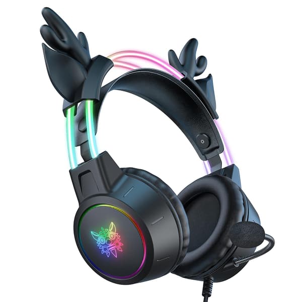 Captivating RGB Gaming Headset - Experience Immersive Sound, Comfortable Design, and Lightweight Construction
