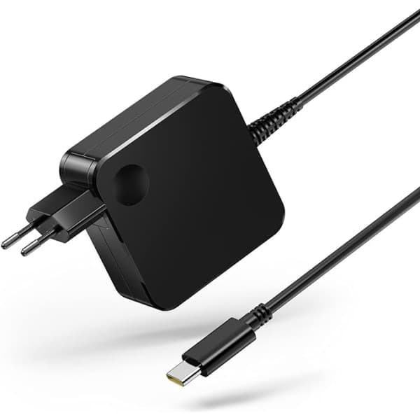 65W USB C-oplader til bærbar computer (1,8 m) til Lenovo Thinkpad ASUS Zenbook