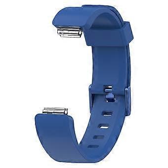 Silikone erstatningsrem til Fitbit Inspire HR ACE2 Smart Armbånd (L Sort)