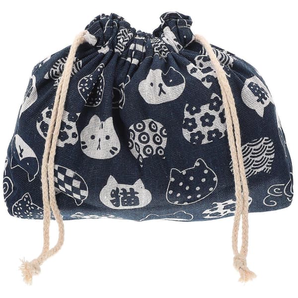 Drawstring Lunch Bag, Portable Lunch Bag, Reusable Bento Box Bag, Lunch Box Bag
