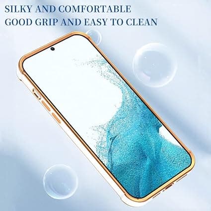Samsung Galaxy S22 Case with Love Pattern Slim Flexible TPU Protection-FY-