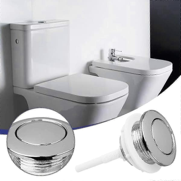 Bathroom Toilet Push Button Single Flush Button Toilet Water Tank Button[LD]
